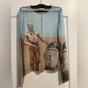 Sheer Star Wars Zara top